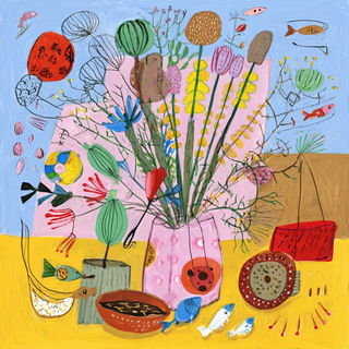 Crayon Contraption style, Midjourney V7: creative pattern composition