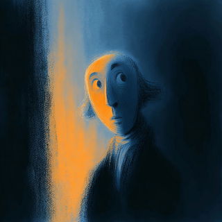 Blue Hour Divide style, Midjourney V7: classical 18th-century oil painting
