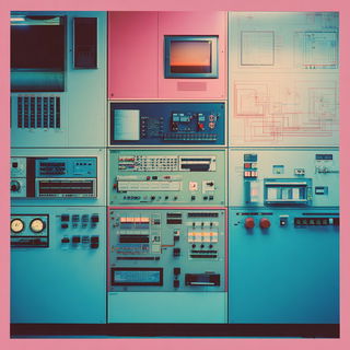 Glazepunk style, Midjourney V7: technical infrastructure blueprint schematics