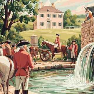 Redstone Isopleth style, Midjourney V7: classical 18th-century oil painting
