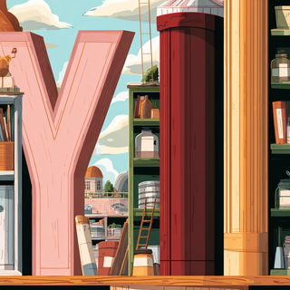Redstone Isopleth style, Midjourney V7: typographic composition with large letters