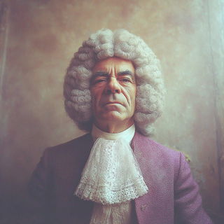 Chromacloud Cinema style, Midjourney V7: classical 18th-century oil painting
