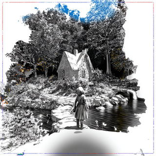 Redbrick Isoplex style, Midjourney V7: retro fairy-tale illustration