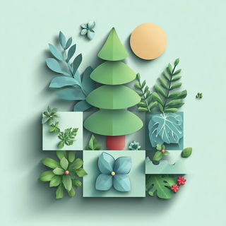 Karstmint style, Midjourney V7: creative pattern composition
