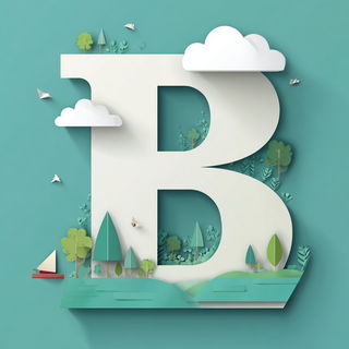 Karstmint style, Midjourney V7: typographic composition with large letters