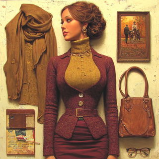 Ramspire Pastoral style, Midjourney V7: haute-couture fashion outfit