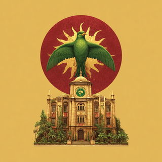 Ramspire Pastoral style, Midjourney V7: bold minimalist logo design for Istanbul city municipal services