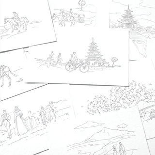 Vellumorph style, Midjourney V7: black-and-white manga comic strip