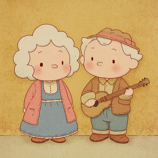 Opticuddle style, Midjourney V7: traditional folk art