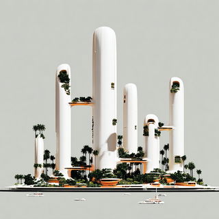 Atrium Monastery style, Midjourney V7: megacity with futuristic bioarchitecture