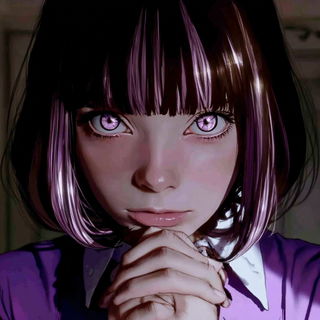 Chromacollagism style, Midjourney V7: photographic portrait of female protagonist