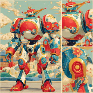 Lotus Masonry style, Midjourney V7: concept art character design of retropunk steam knight