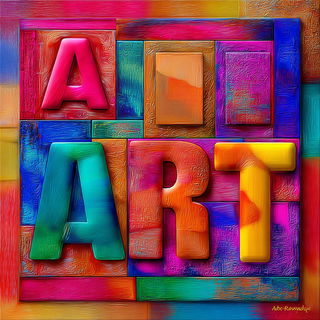 Chromaskin Masque style, Midjourney V7: typographic composition with large letters