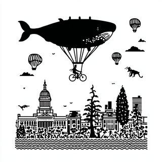 Ink Heraldry style, Midjourney V7: editorial illustration for popular scientific magazine cover