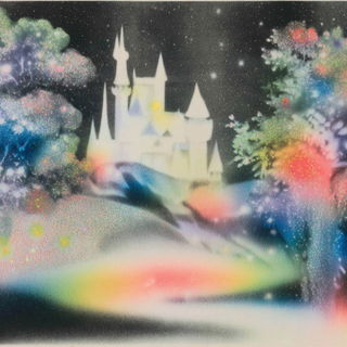 Celwash Prismatics style, Midjourney V7: retro fairy-tale illustration