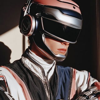 Roselacquer style, Midjourney V7: cinematic shot from sci-fi movie