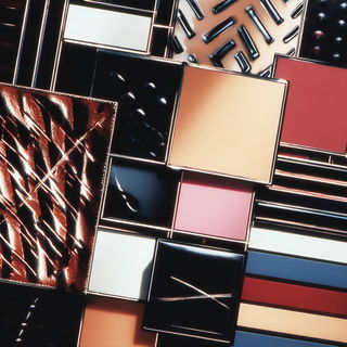 Roselacquer style, Midjourney V7: creative pattern composition