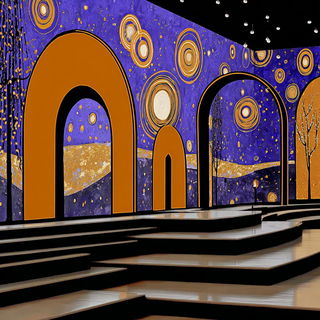 Celestitch style, Midjourney V7: abstract 3D render
