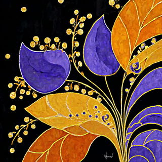 Celestitch style, Midjourney V7: creative pattern composition