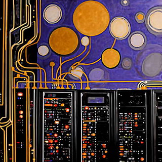 Celestitch style, Midjourney V7: technical infrastructure blueprint schematics