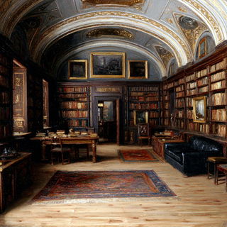 Cloakshore Baroque style, Midjourney V7: Midlibrary