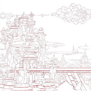 Cloudfungus style, Midjourney V7: megacity with futuristic bioarchitecture