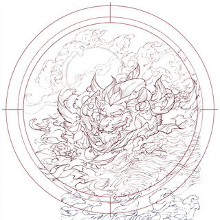 Cloudfungus style, Midjourney V7: creative pattern composition