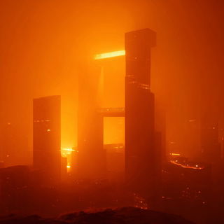 Vitrious Catacomb style, Midjourney V7: megacity with futuristic bioarchitecture