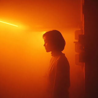 Vitrious Catacomb style, Midjourney V7: photographic portrait of female protagonist