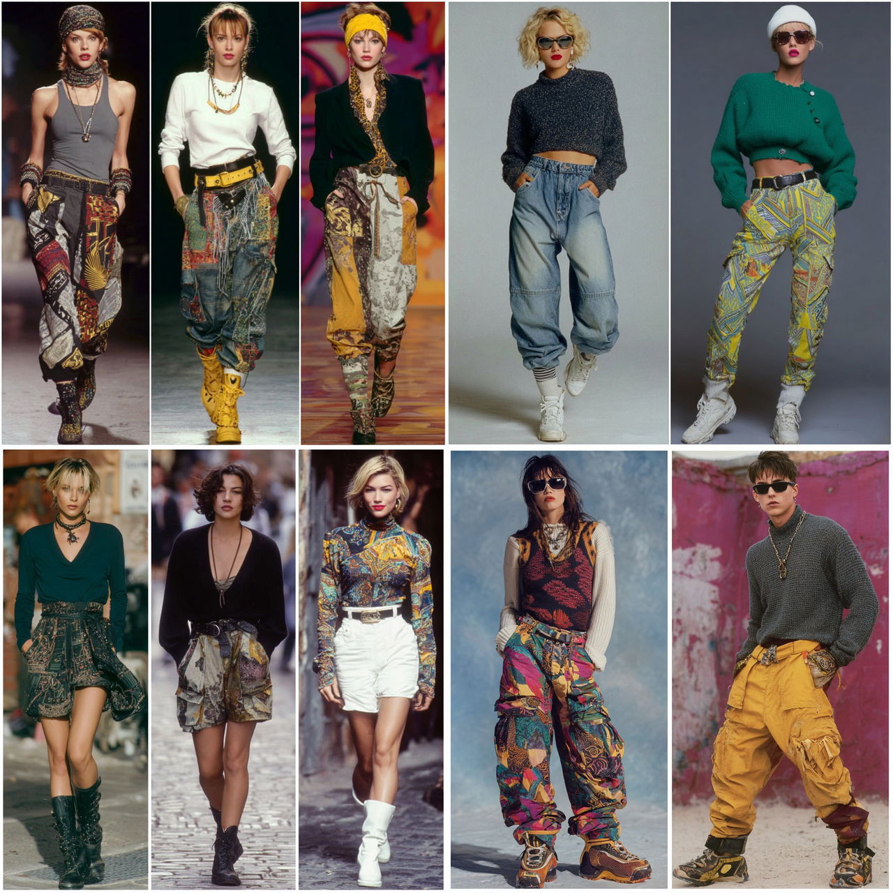 1990s fashion style, Midjourney V7, render 1 of 4
