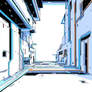 Oculus Imposition style, Midjourney V7: abstract 3D render