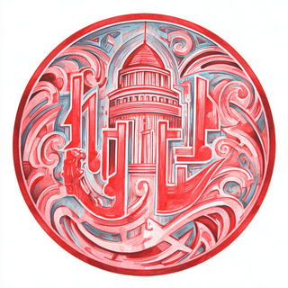 Pectoral Plume Canticle style, Midjourney V7: bold minimalist logo design for Istanbul city municipal services