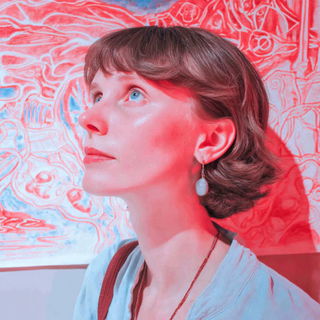 Pectoral Plume Canticle style, Midjourney V7: photographic portrait of female protagonist