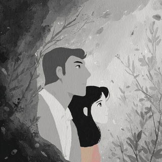 Rustlit Storybook Painting style, Midjourney V7: black-and-white manga comic strip