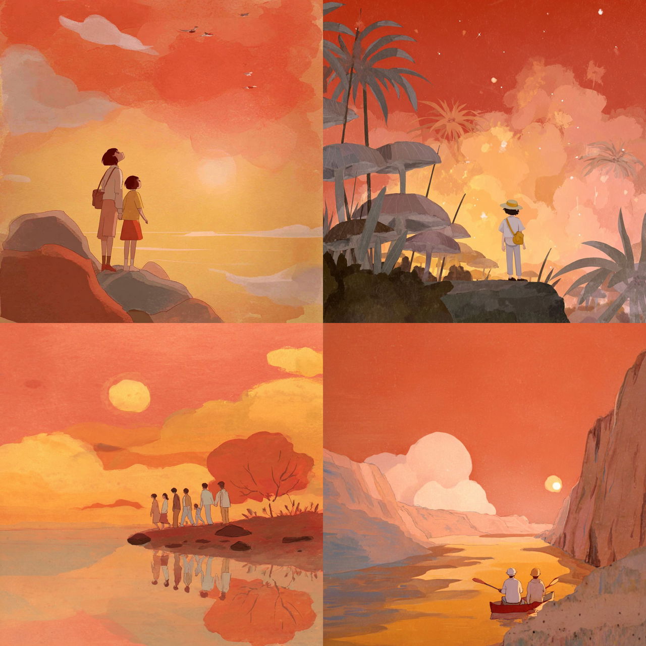 Rustlit Storybook Painting style, Midjourney V7, render 1 of 4