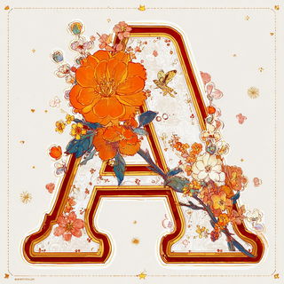 Calligrafleur style, Midjourney V7: typographic composition with large letters
