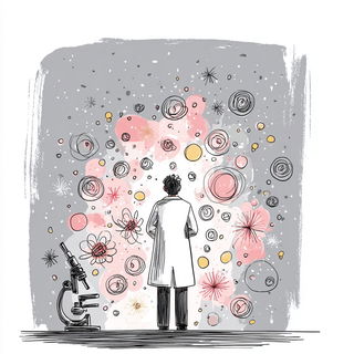 Mosslace Storycloth style, Midjourney V7: editorial illustration for popular scientific magazine cover