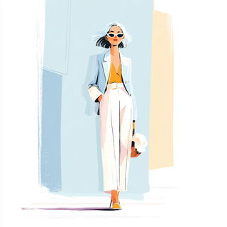 Peachsmoke style, Midjourney V7: haute-couture fashion outfit