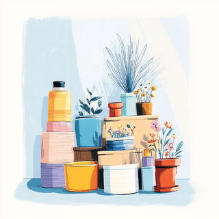 Peachsmoke style, Midjourney V7: creative pattern composition