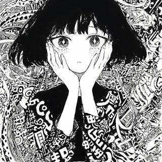 Marblereef style, Midjourney V7: black-and-white manga comic strip