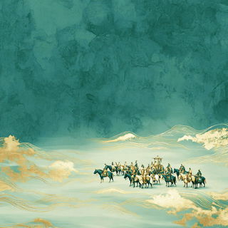 Marblereef style, Midjourney V7: classical 18th-century oil painting