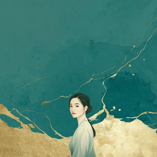 Marblereef style, Midjourney V7: photographic portrait of female protagonist