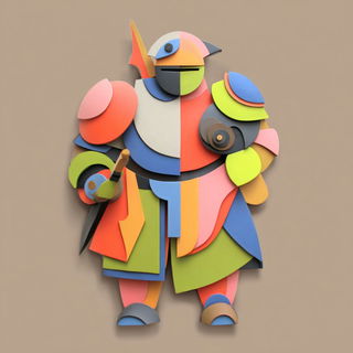 Slabflora style, Midjourney V7: concept art character design of retropunk steam knight