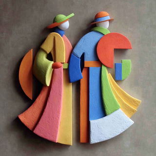 Slabflora style, Midjourney V7: traditional folk art