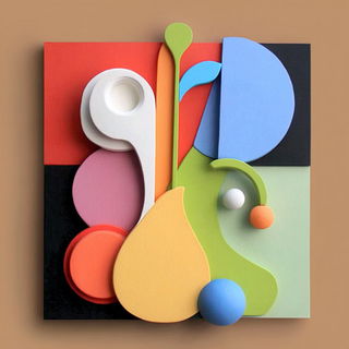 Slabflora style, Midjourney V7: editorial illustration for popular scientific magazine cover