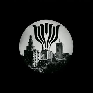 Smokecloth Apparition style, Midjourney V7: bold minimalist logo design for Istanbul city municipal services