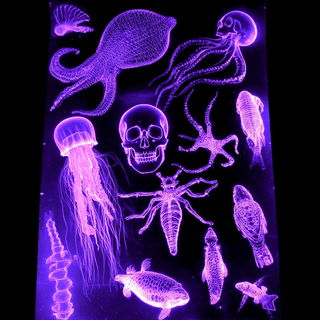 Sulphite Bloom style, Midjourney V7: editorial illustration for popular scientific magazine cover