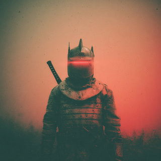 Fogmasonry style, Midjourney V7: concept art character design of retropunk steam knight