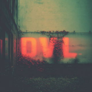 Fogmasonry style, Midjourney V7: typographic composition with large letters