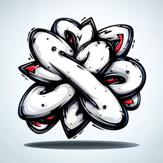 Inkshock Urbanism style, Midjourney V7: abstract 3D render